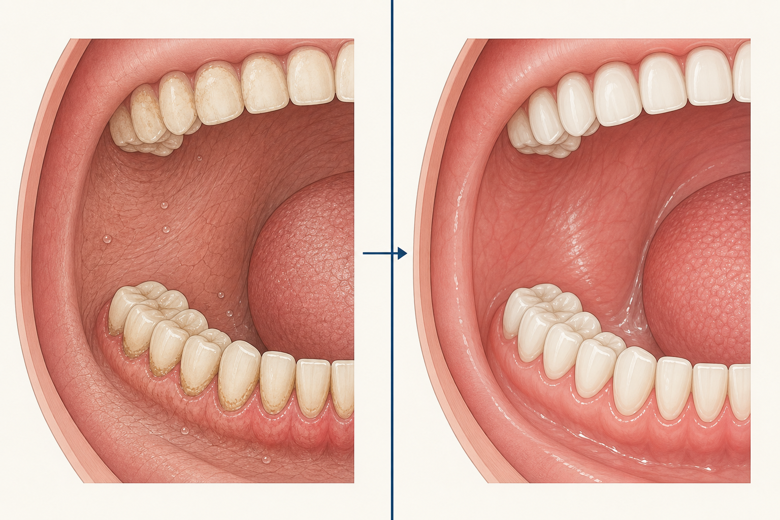 Illustrative diagram: Salivary Secretion Disorder