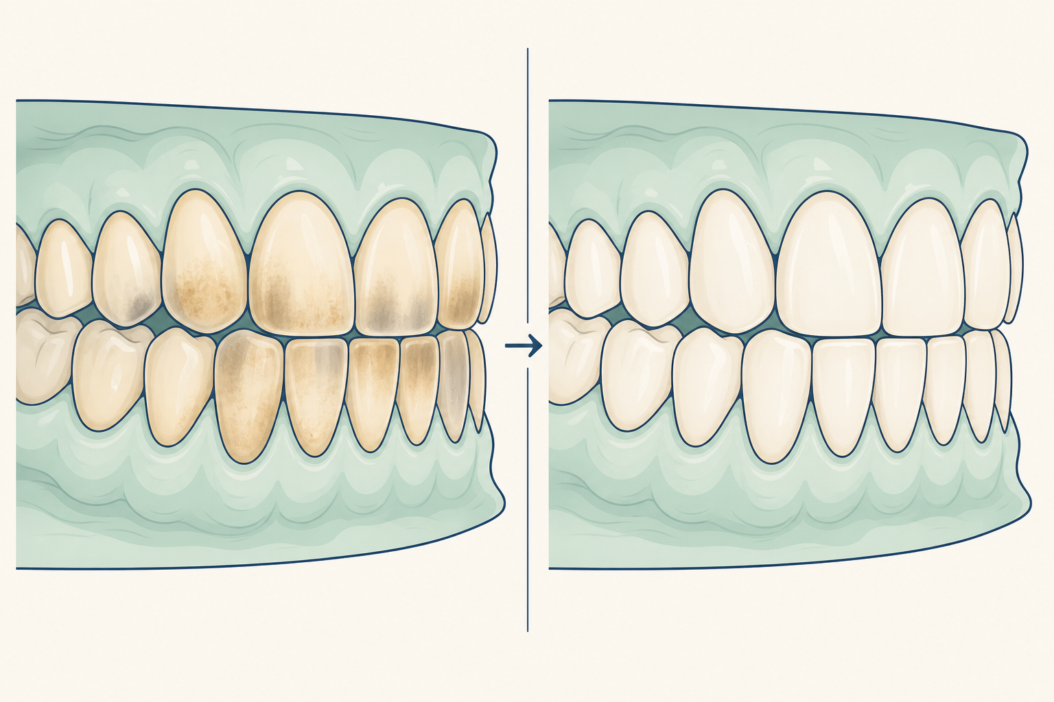 Illustrative diagram: Tooth Discoloration