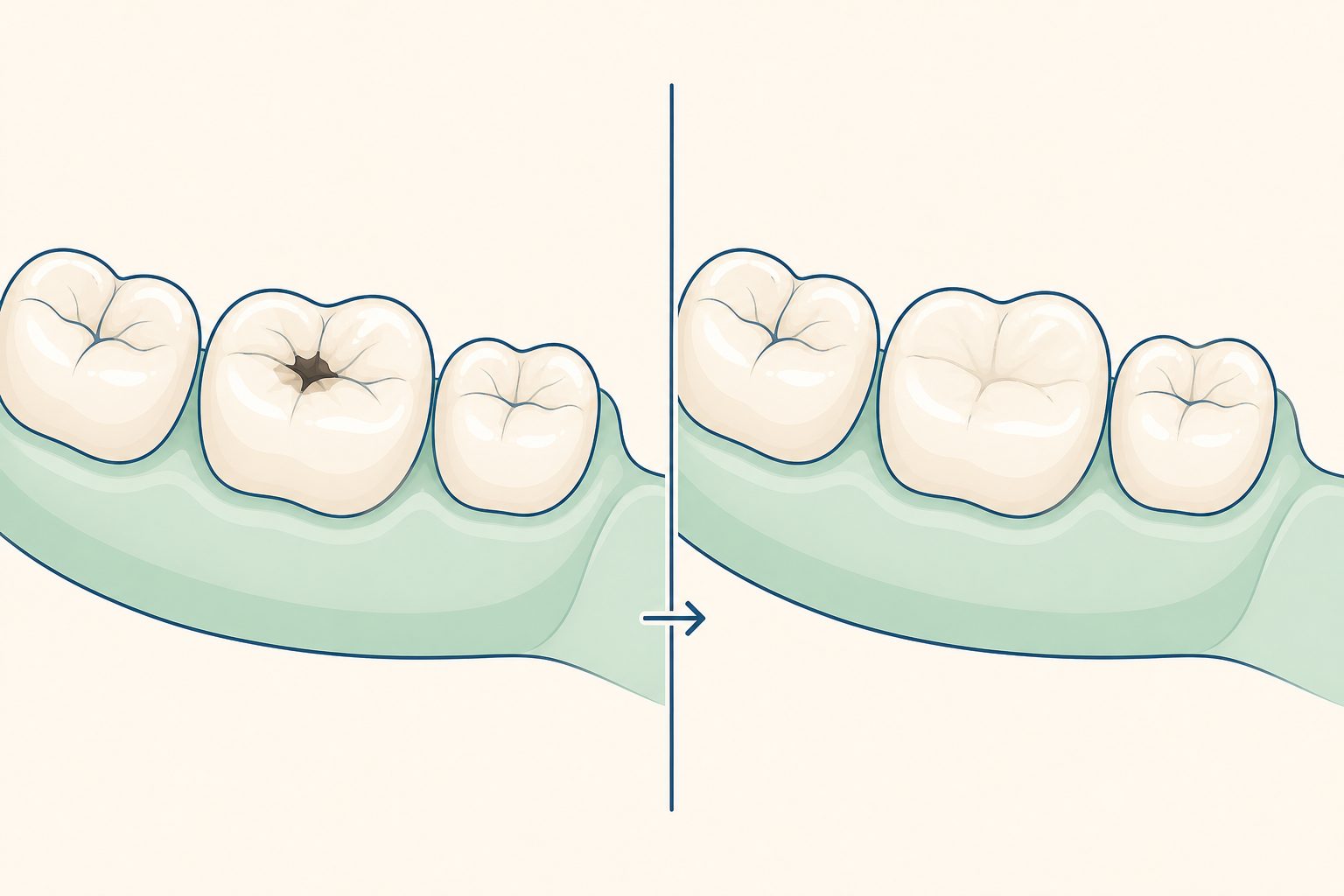 Illustrative diagram: Fillings for Children