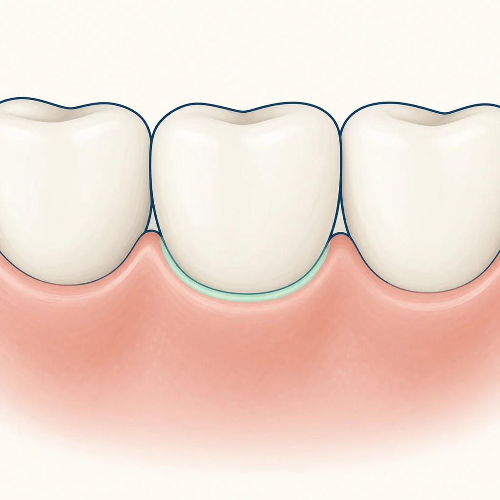 Gum Pain dental educational illustration