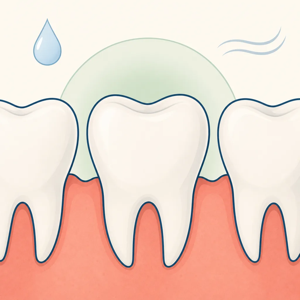 Sensitive Teeth dental educational illustration