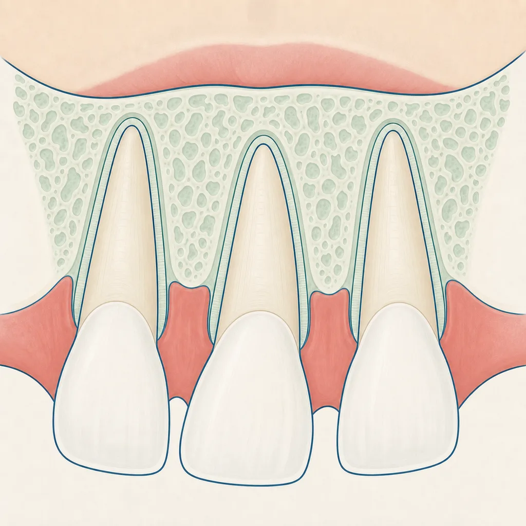 Loose Tooth After an Injury dental educational illustration