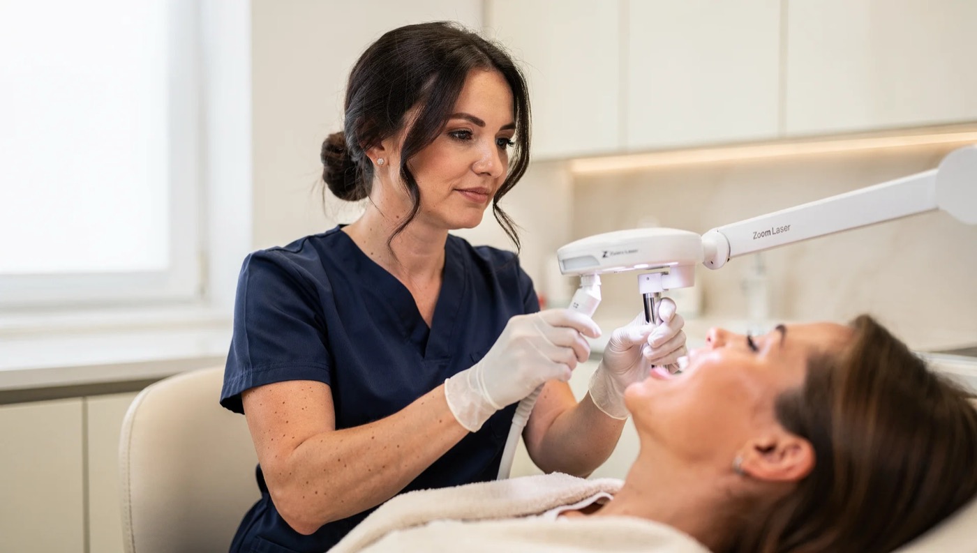 One-hour Zoom whitening