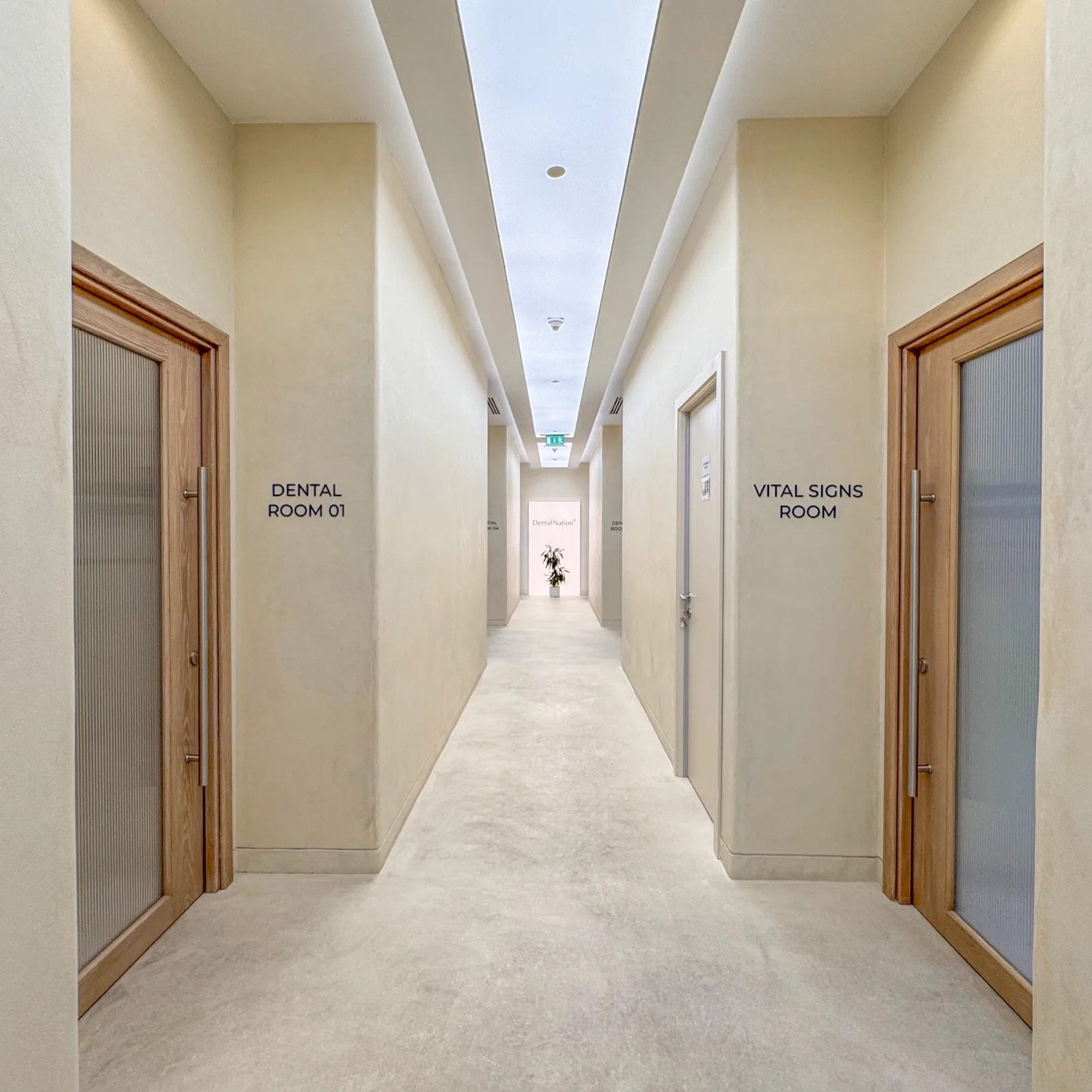 Inside the clinic.